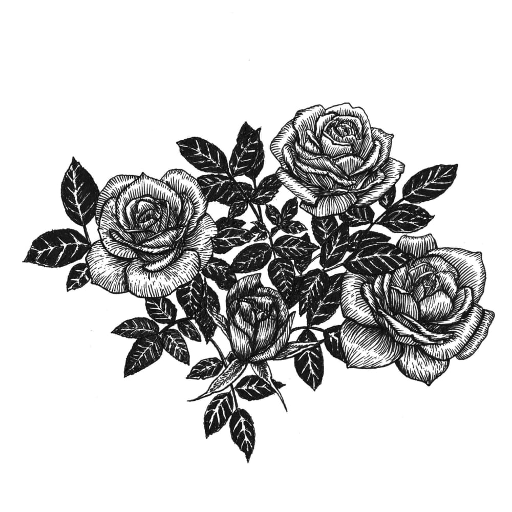 Rose - Temporary Tattoo