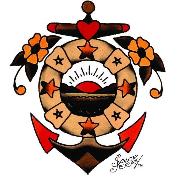 Anchor - Sailor Jerry - Temporary Tattoo