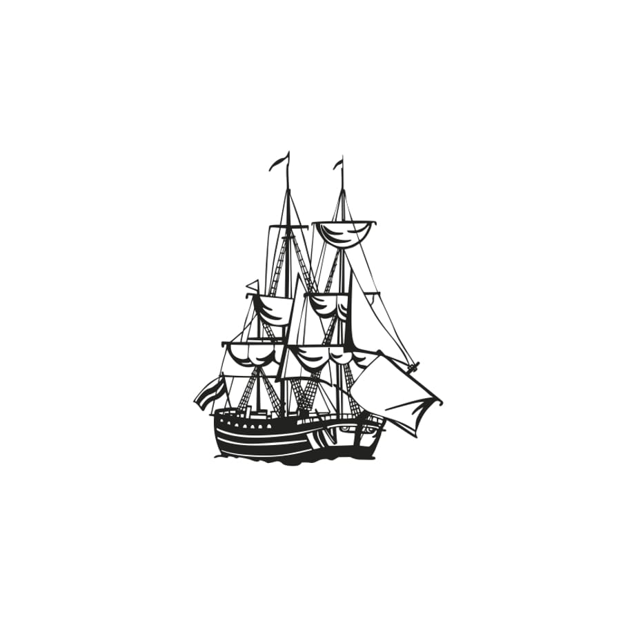 Ship - Temporary Tattoo