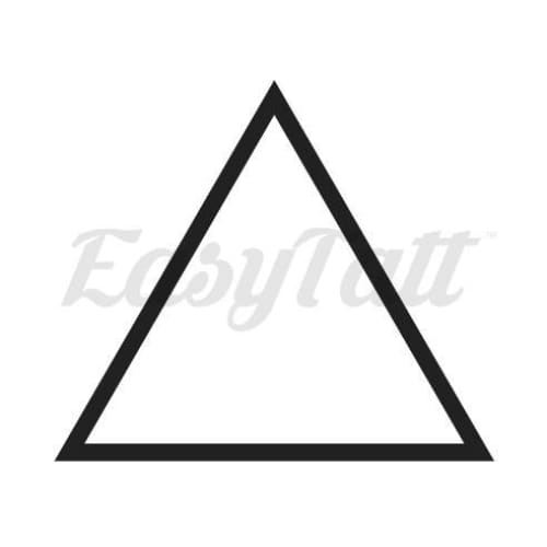 Simple Triangle - Temporary Tattoo