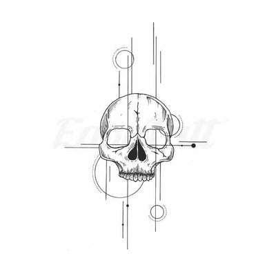 Skull - Temporary Tattoo