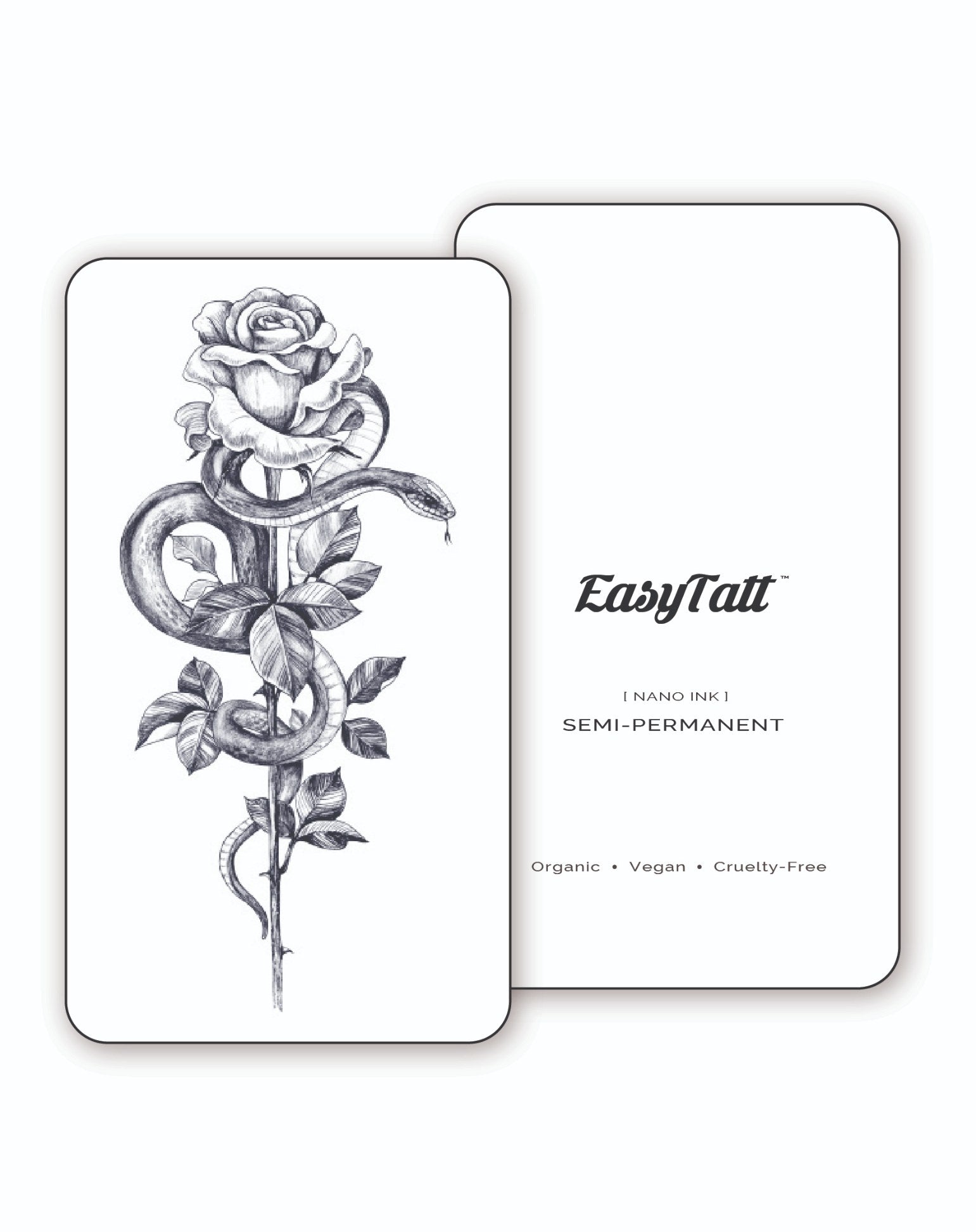 Snake Rose - Semi-Permanent Tattoo