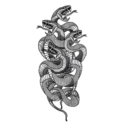 Snakes - Temporary Tattoo