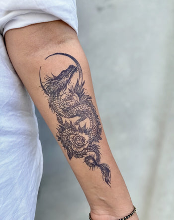 Spirit Dragon - Semi-Permanent Tattoo