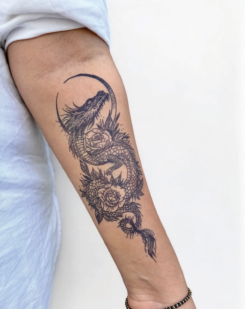 Spirit Dragon - Semi-Permanent Tattoo