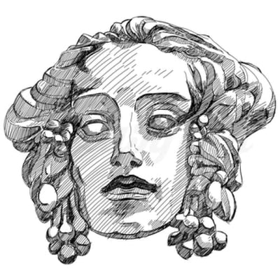 Stonefaced Medea - Temporary Tattoo