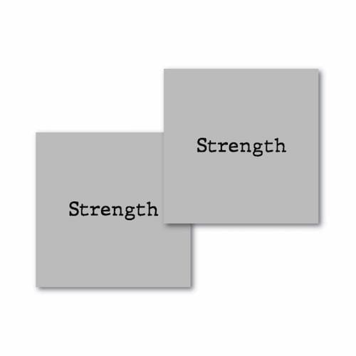 Strength - Semi-Permanent Stencil Kit