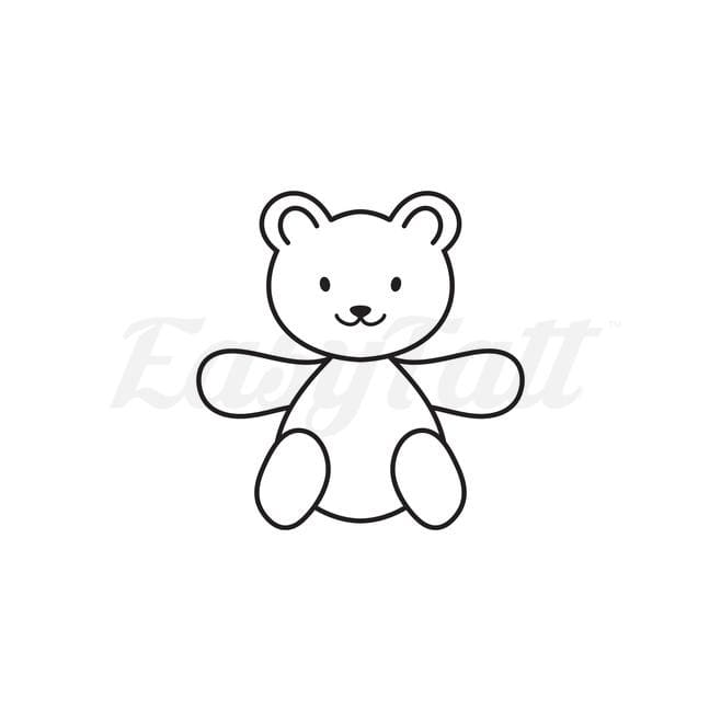 Teddy Bear - Temporary Tattoo