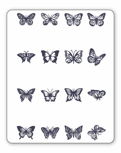 (16 Tattoos) Teenie Butterflies - Semi-Permanent Tattoos