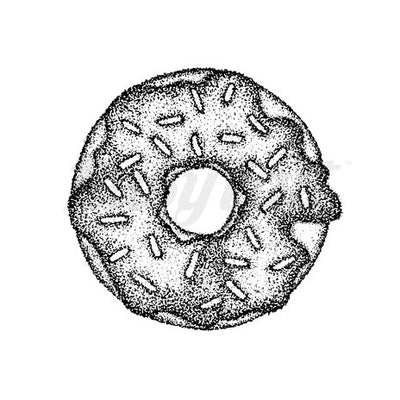 Doughnut - Temporary Tattoo