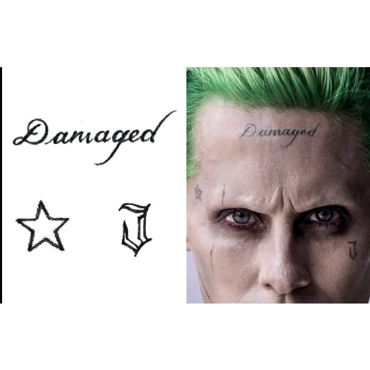 The Joker - Temporary Tattoo