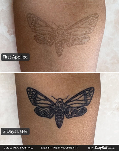 (2 Tattoos) Abstract Wings - Semi-Permanent Tattoos