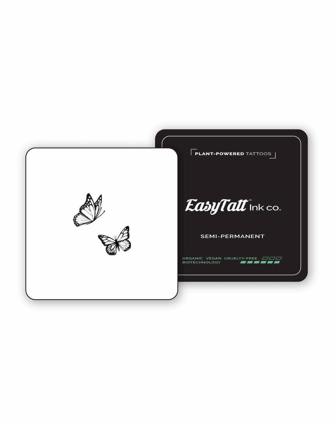 Tiny Twin Butterflies - Semi-Permanent Tattoo