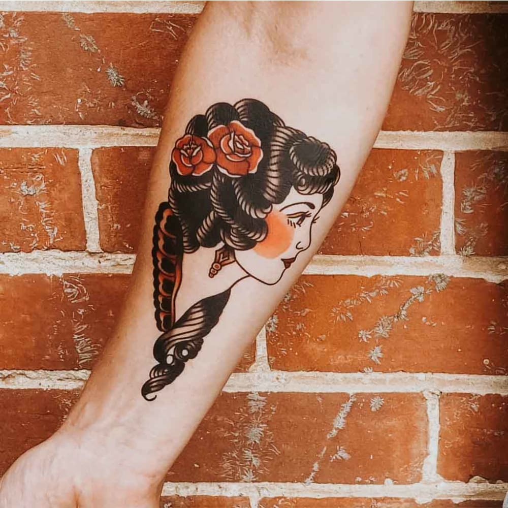 Vintage Sailor Jerry - Temporary Tattoo