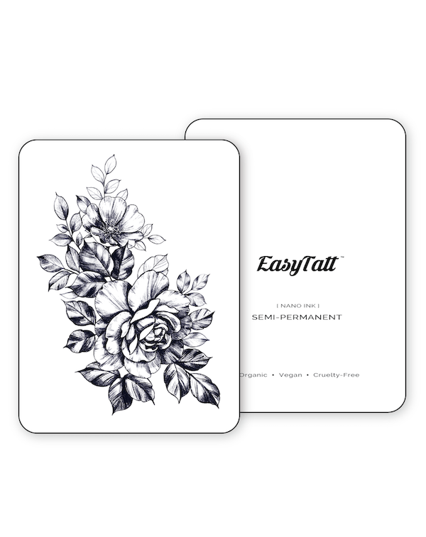 Wild Roses - Semi-Permanent Tattoo