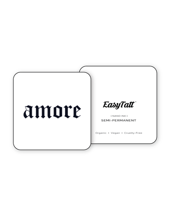 Amore - Semi-Permanent Tattoo