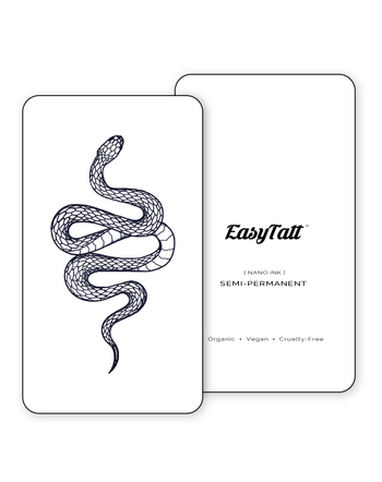 Elegant Snake - Semi-Permanent Tattoo