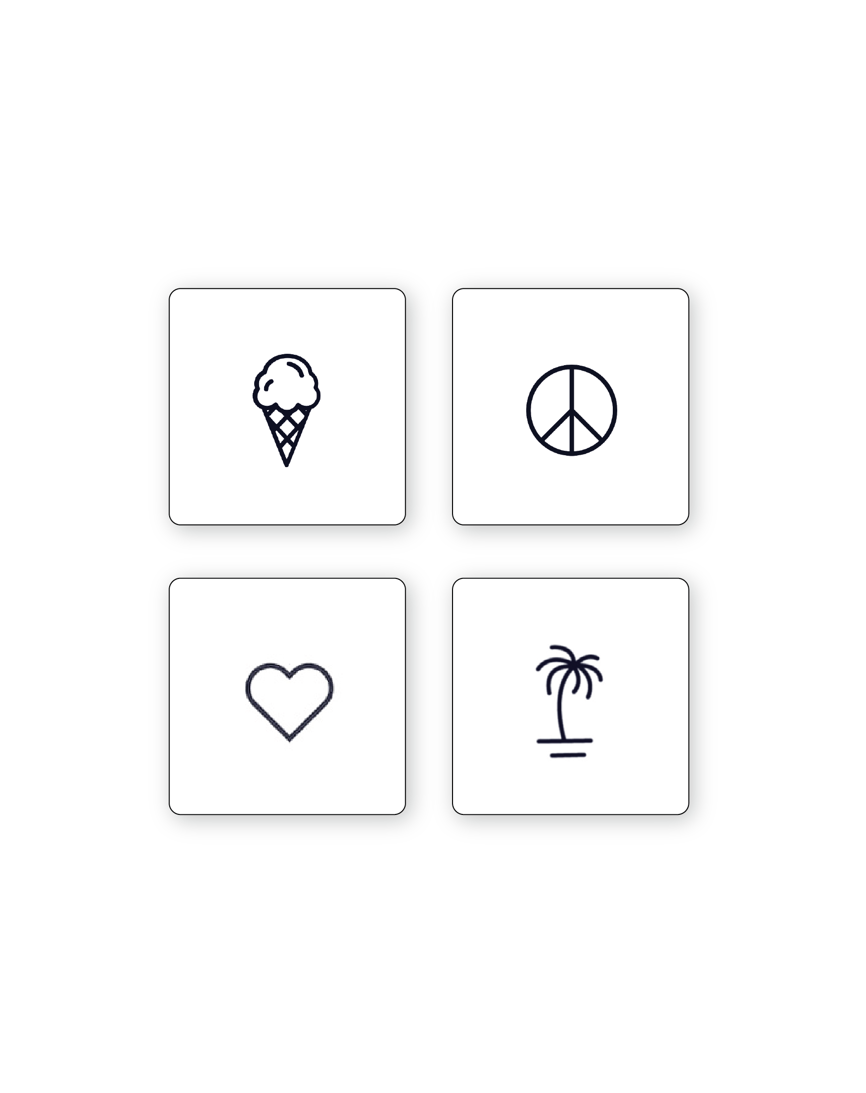 (4 Tattoos) Good times - Semi-Permanent Tattoos