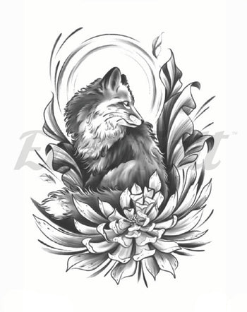 Solo Fox - Temporary Tattoo