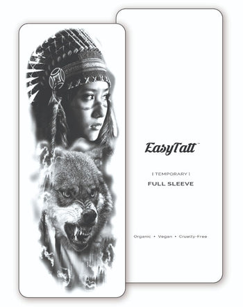 (Full Sleeve) The Tracker - Temporary Tattoo