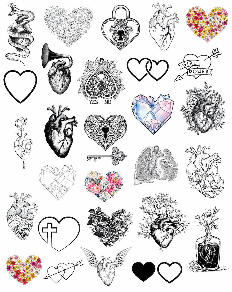 (28 Tattoos) Hearts