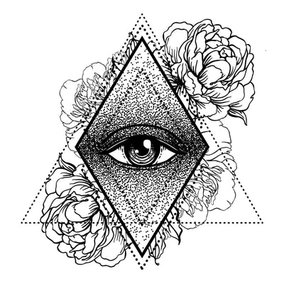 Abstract Eye - Temporary Tattoo