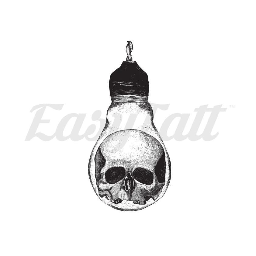 Balloon Skull - By Kiryadi - Temporary Tattoo