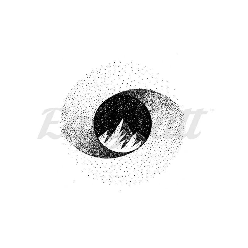 Black Hole - By C.kritzelt - Temporary Tattoo