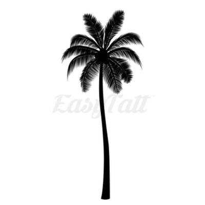 Black Palm - Temporary Tattoo