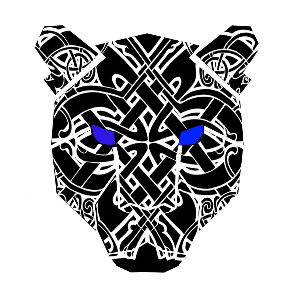 Blue Eyed Panther - By Jen - Temporary Tattoo