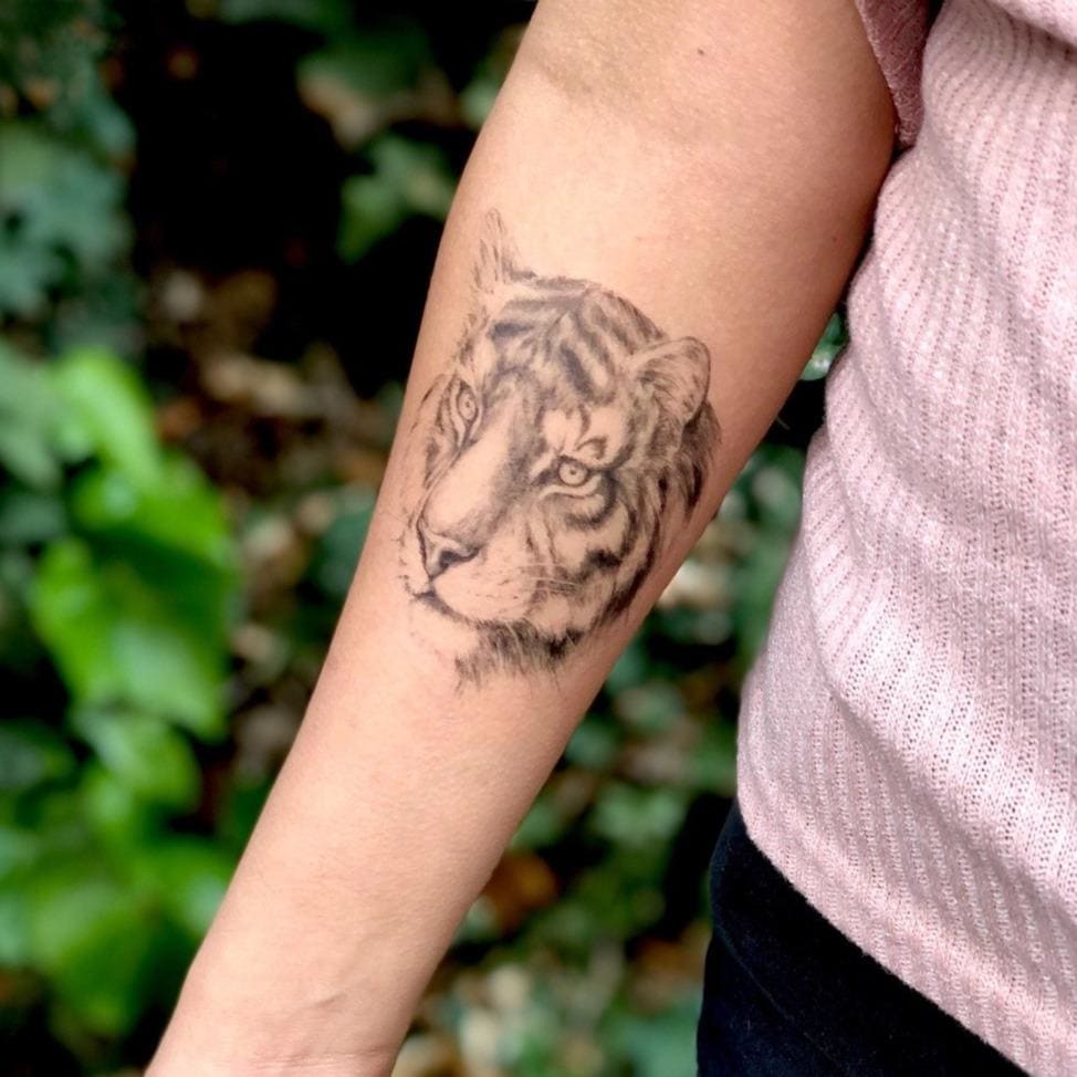 Classic Tiger - Temporary Tattoo