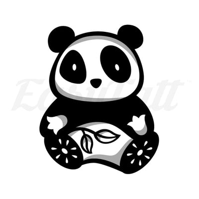 Cute Panda - Temporary Tattoo
