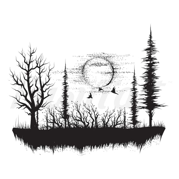 Dark Forest - Temporary Tattoo