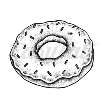 Donut - By Luisa Aparicio - Temporary Tattoo