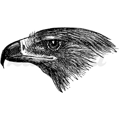 Eagle Head - Temporary Tattoo