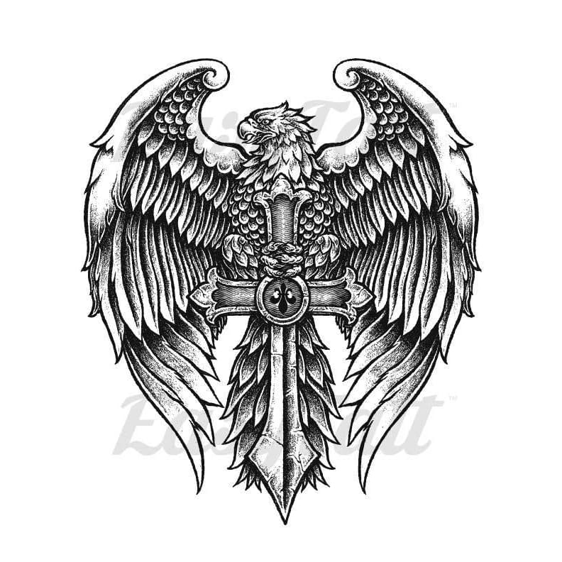 Eagle Wings - Temporary Tattoo