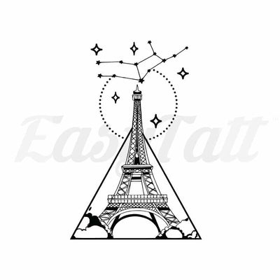 Eiffel Tower - By Jen - Temporary Tattoo