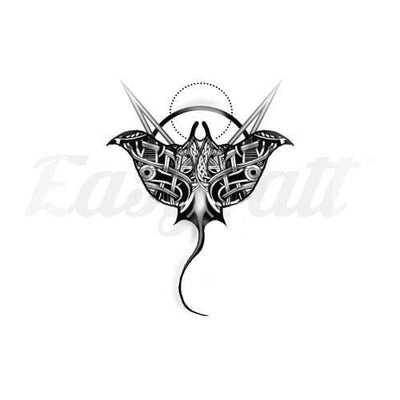 Enchanted Stingray - By Jen - Temporary Tattoo