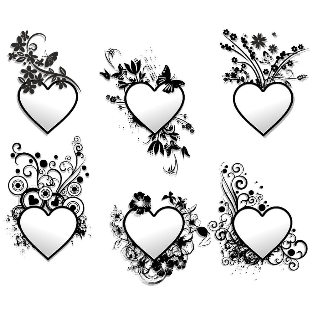 Floral Hearts - Tattoo