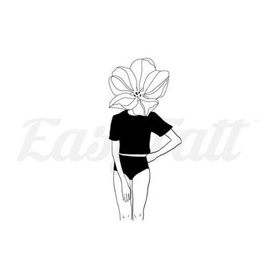 Flower Girl - Temporary Tattoo