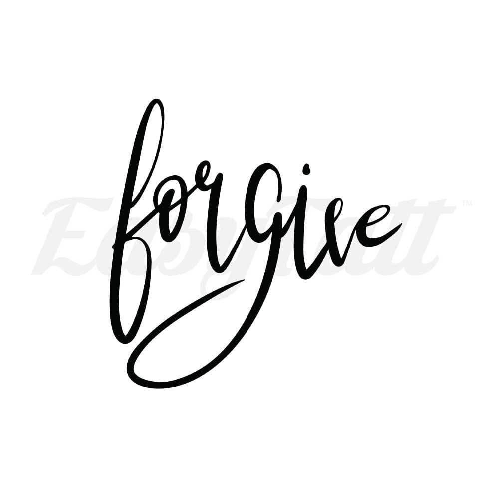 Forgive - By Eastern Cloud - Temporary Tattoo