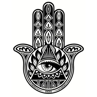 Hand Eye - Temporary Tattoo