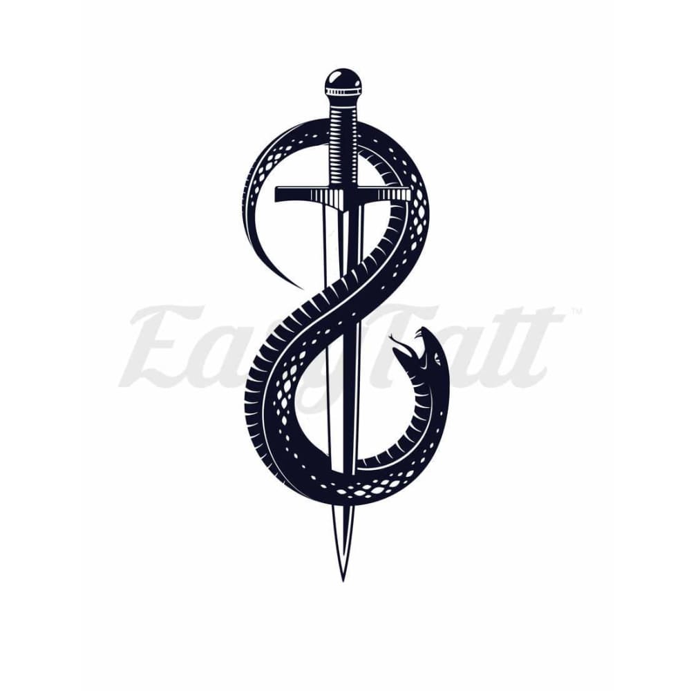Infinity Snake - Temporary Tattoo