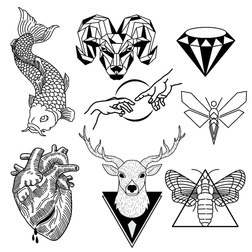 Collection Set - Temporary Tattoo