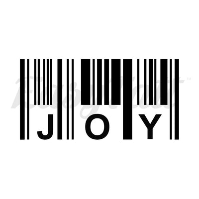Joy Barcode - Temporary Tattoo