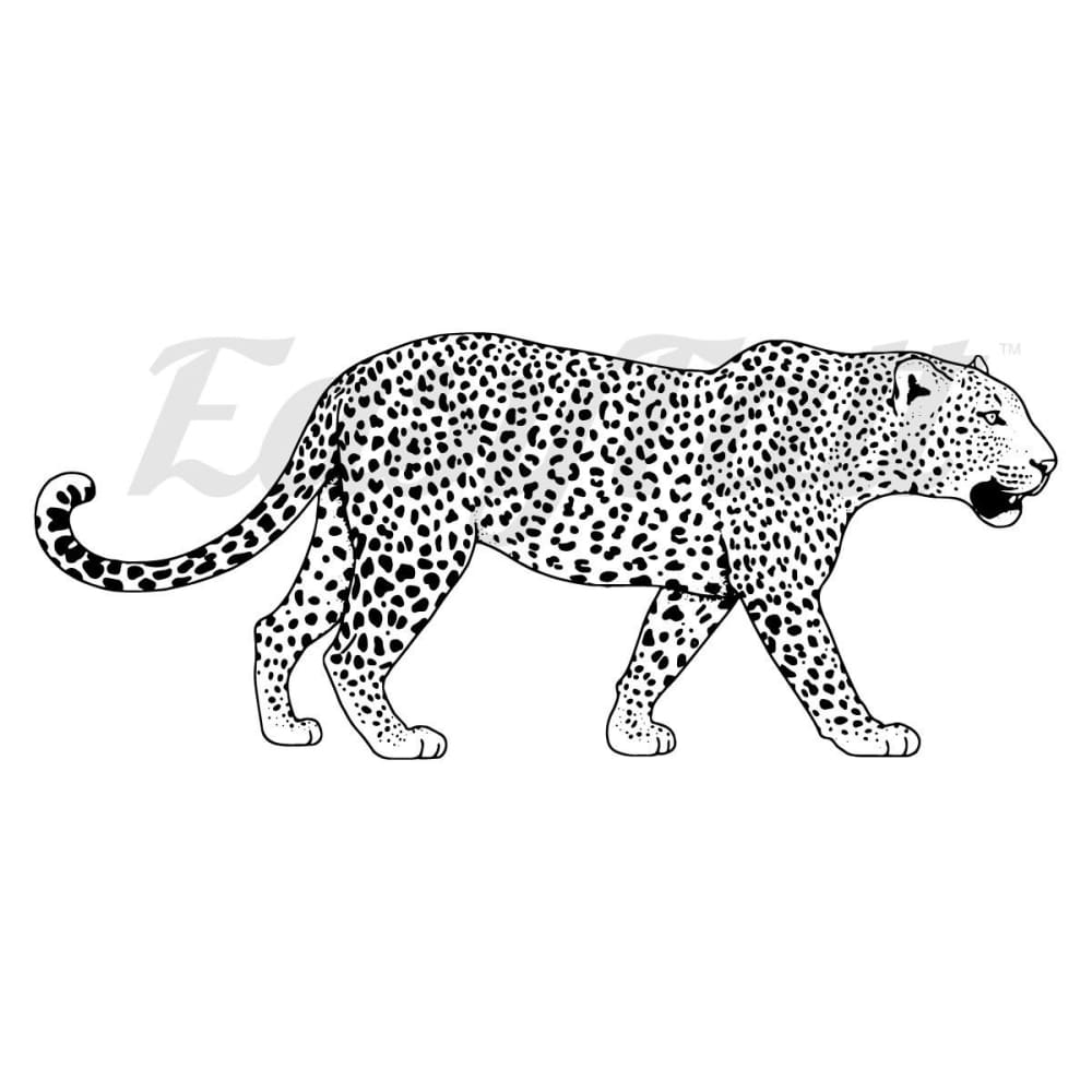 Leopard Full Body - Temporary Tattoo