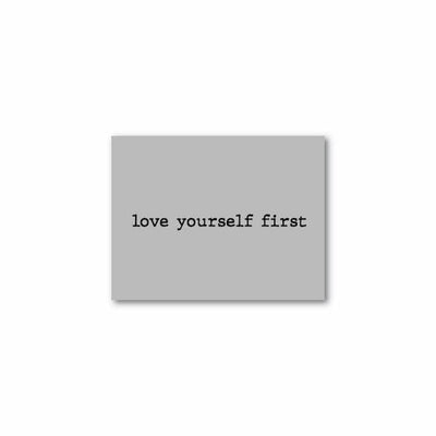 love yourself first - Single Stencil