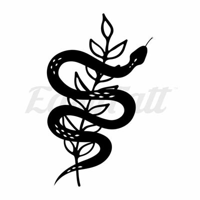 Noir Snake - Temporary Tattoo