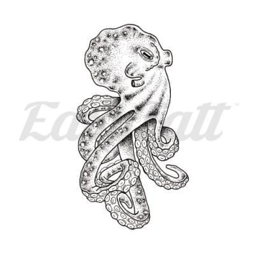 Octopus - By Luisa Aparicio - Temporary Tattoo