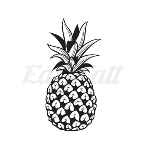Pineapple - Temporary Tattoo